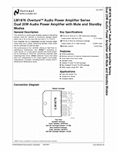 DataSheet LM1876 pdf